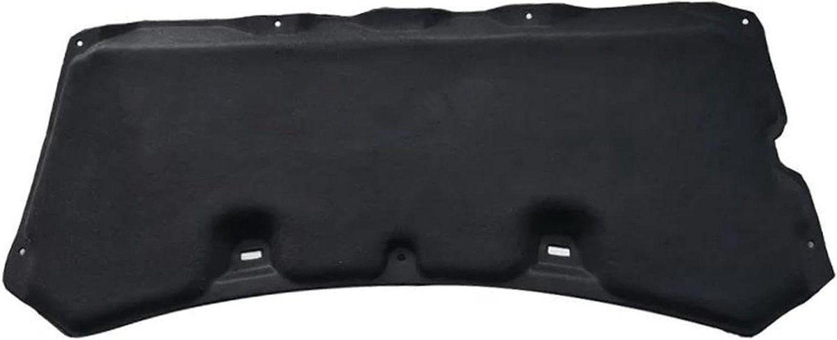 Geluidsisolatiemat Motor - Warmte isolatie - Stil rijden - Brandwerend katoen - 100x100mm - Zwart