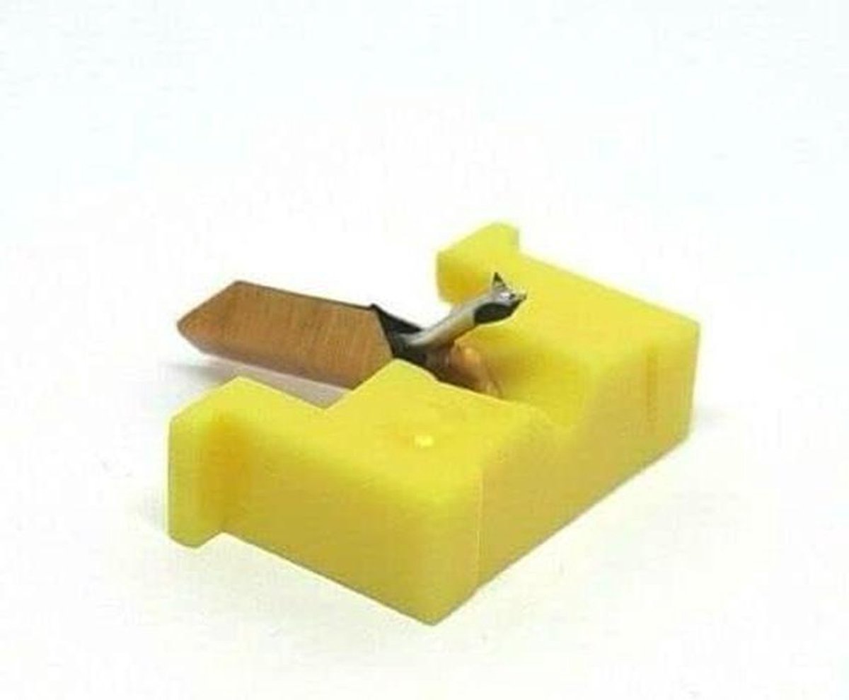 Vervangende Naald - Naald Punt - Muziek Afspelen - Diamant Tip - 3 x 3 x 2 cm - Geel