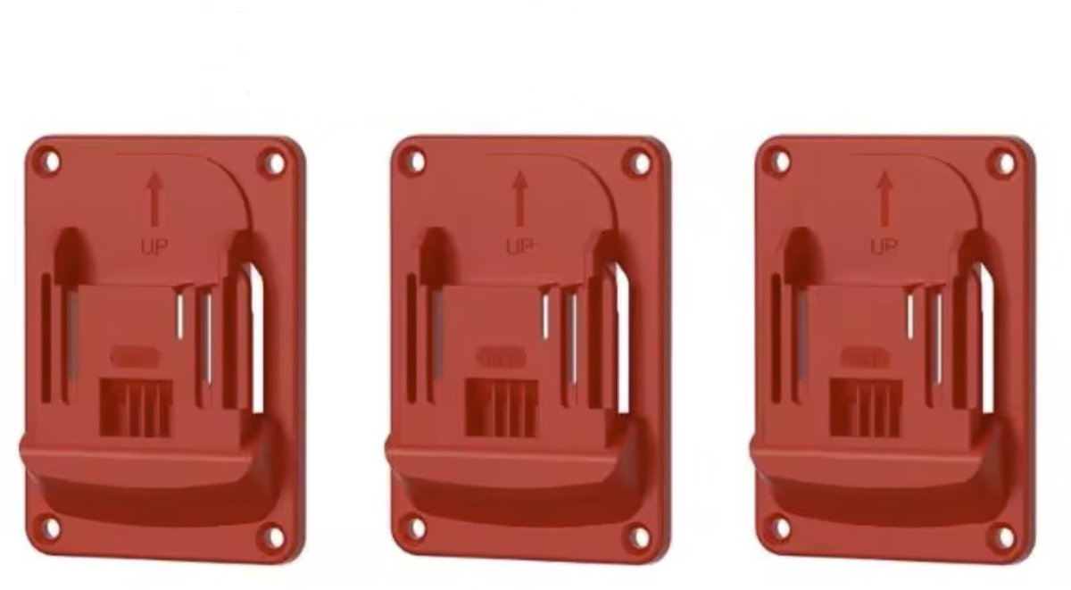 OPHANGBEUGEL VOOR MILWAUKEE ACCU-MACHINE (SET VAN 3)