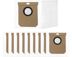 10-delige set stofzakken compatibel met Eufy Clean L60 SES / L60 Hybrid SES / L50 SES robotstofzuigers stofzakken-2,5 liter