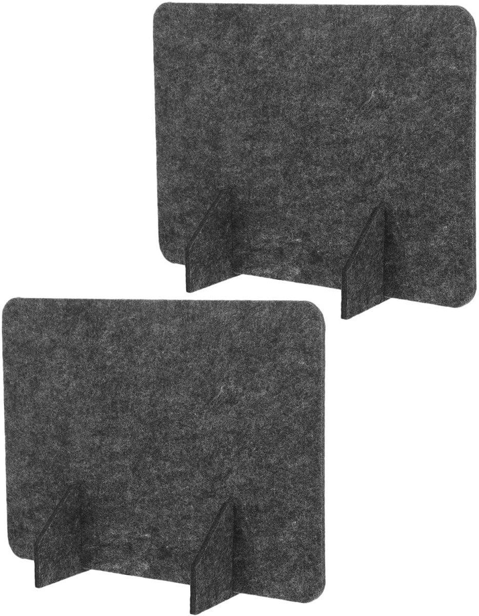 Dailygoods - Set van 2 Bureau Zichtschermen voor Geluidsisolatie