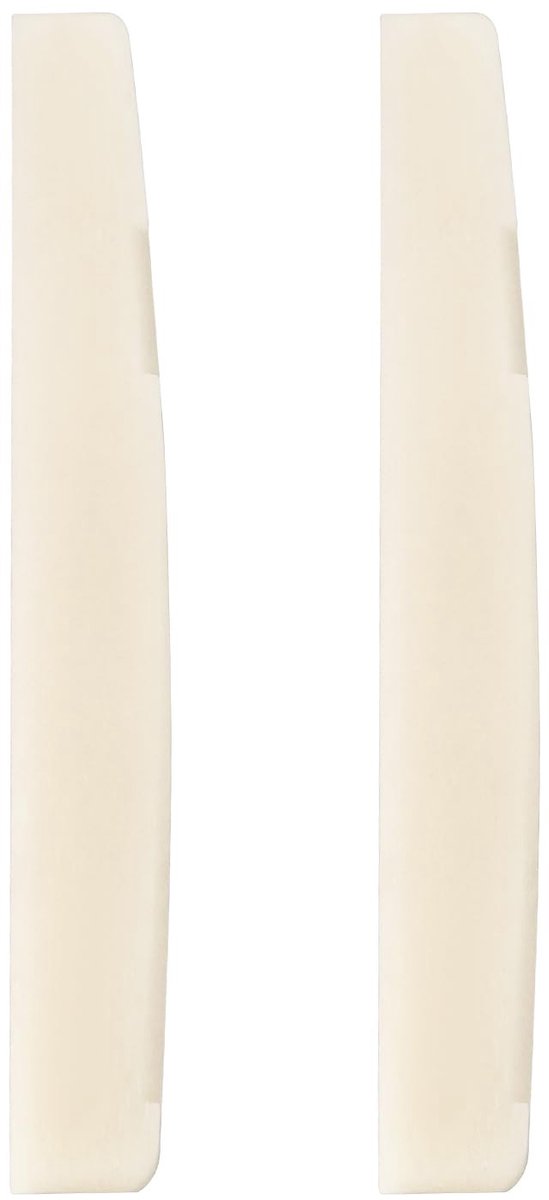 Dailygoods - 2 Stuks Akoestische Gitaar Bone Bridge Zadel 72x3x9mm