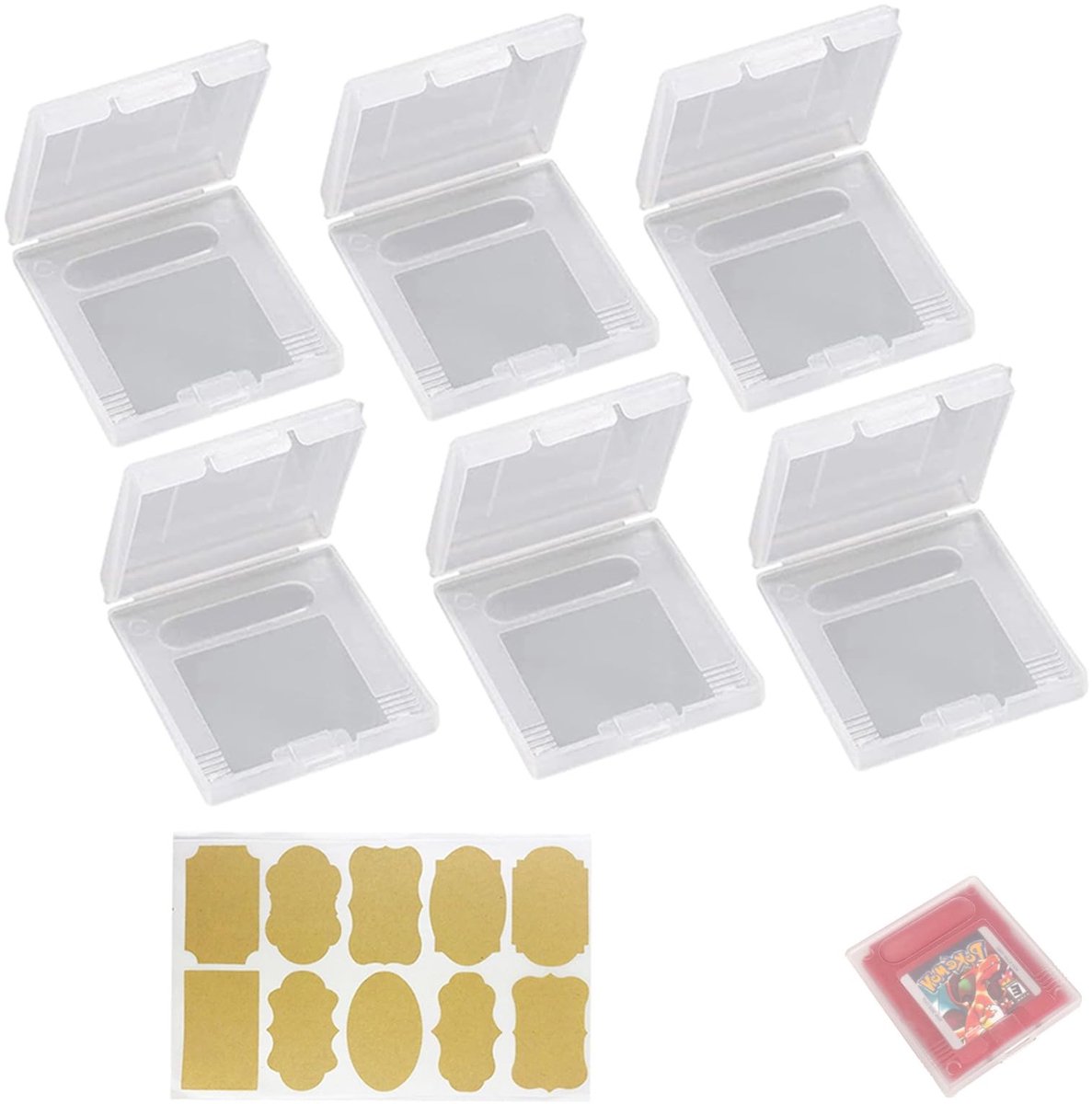 Dailygoods - Stofdichte Beschermhoezen voor Spellen, Set van 8 Stuks