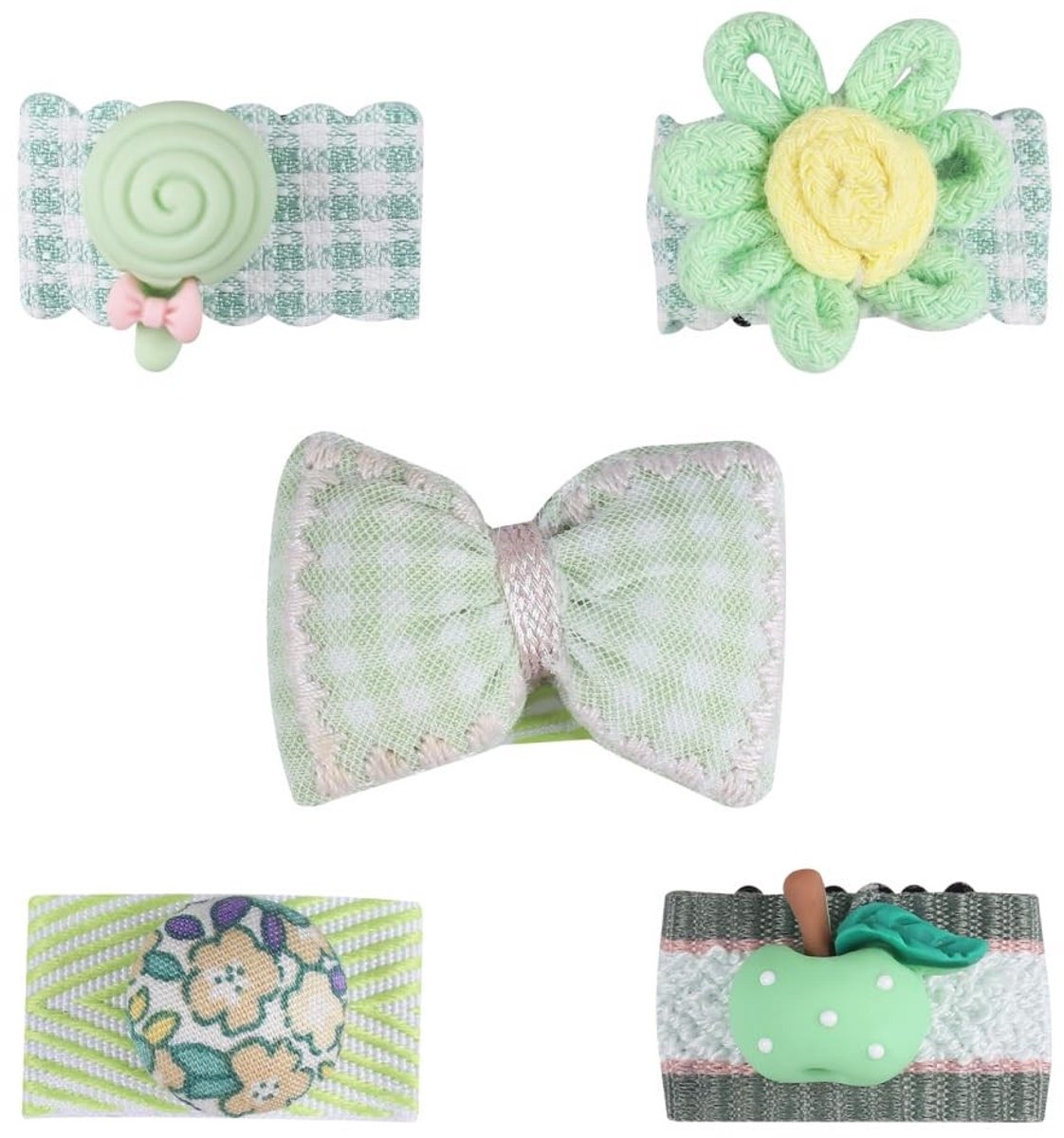 Dailygoods - 5 Stuks Schattige Haarspeldjes voor Honden en Katten