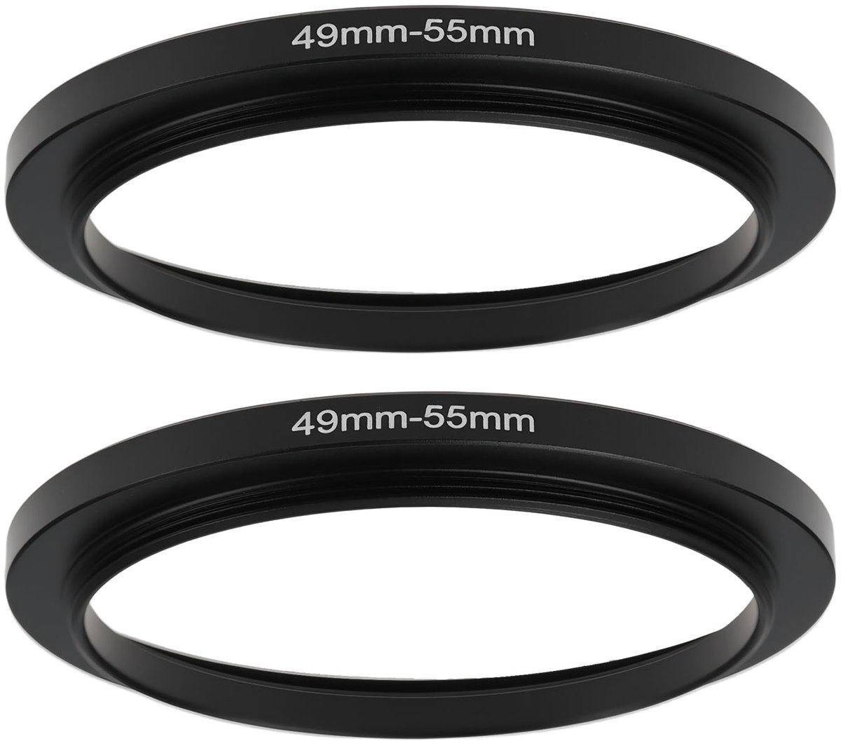 Dailygoods - Aluminium Step Up Ring Lens Adapter van 49mm naar 55mm