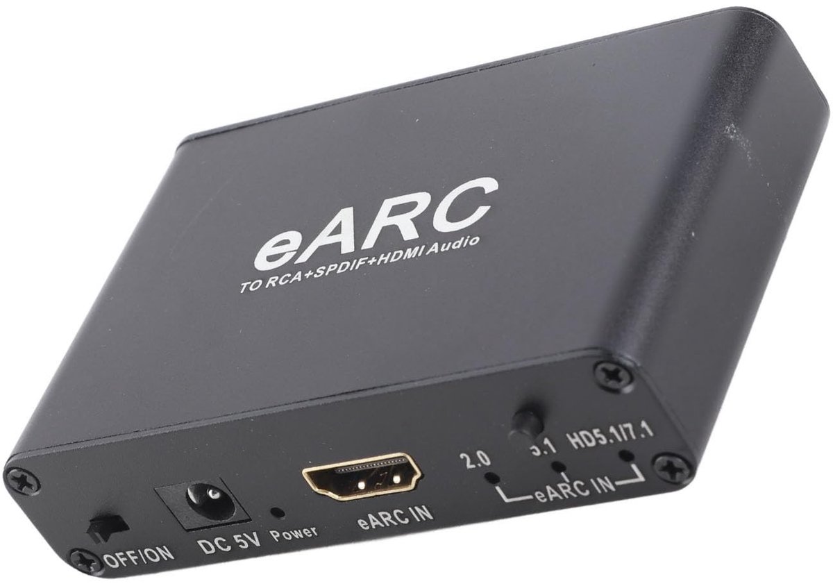 Dailygoods - EARC & Arc Audio Extractor voor HDMI en Optische Geluid