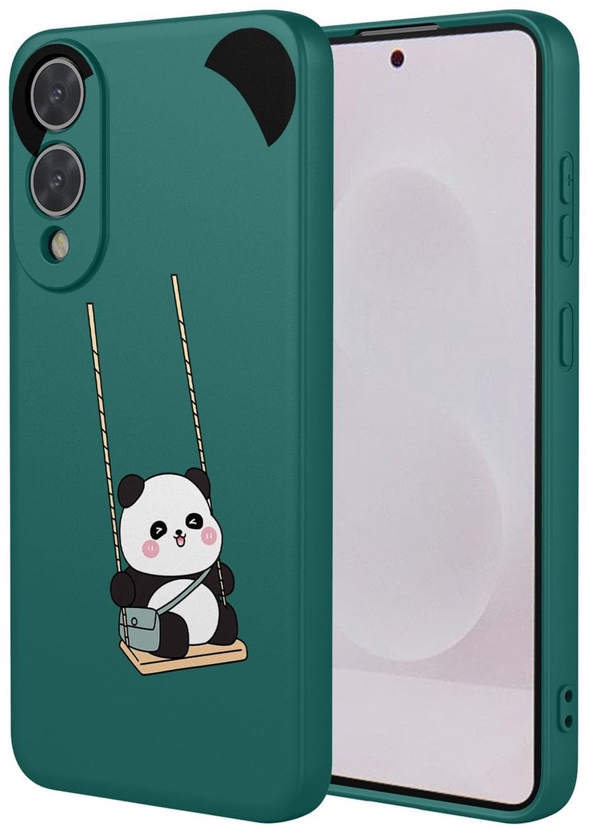 Dailygoods - Siliconen Beschermhoes voor Smartphone met Elegant Motief