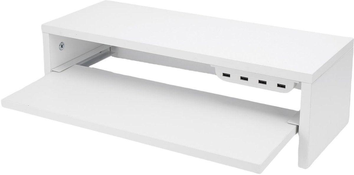 Dailygoods - Monitorstandaard met Lade en USB-poort