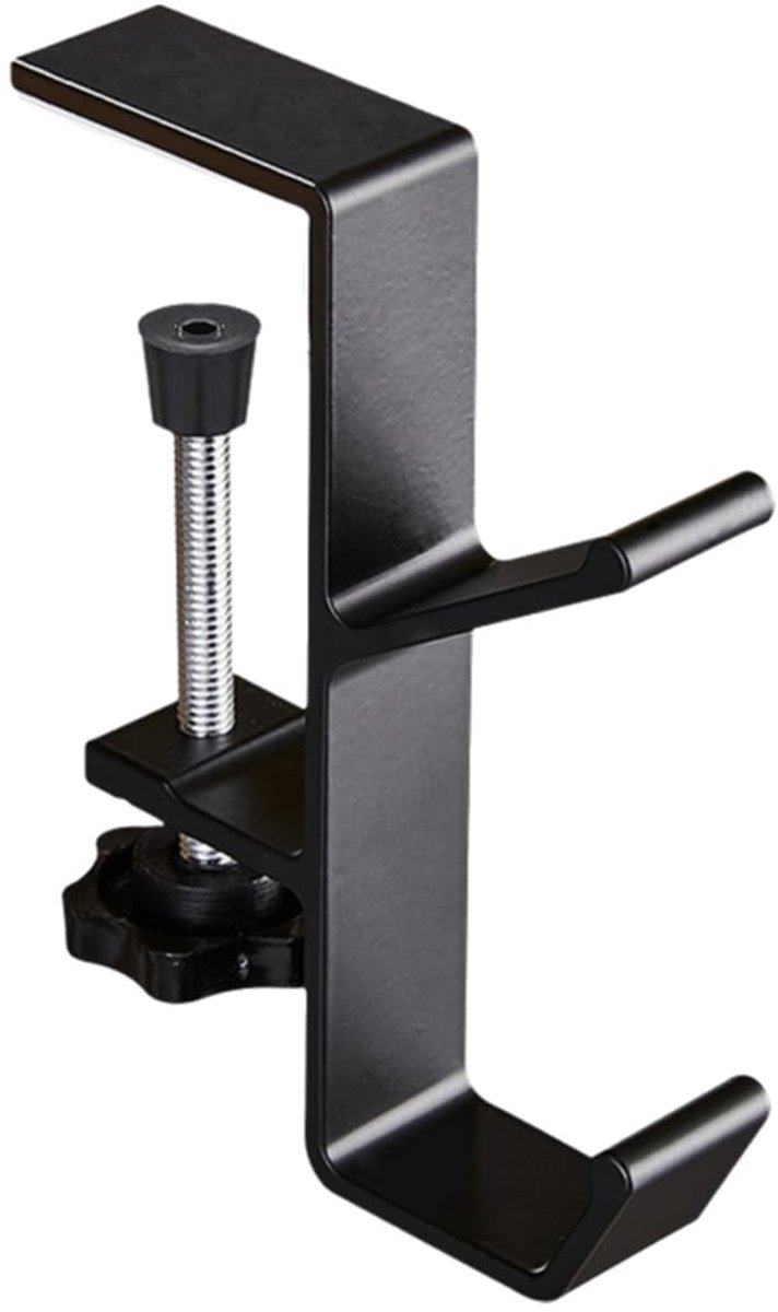 Dailygoods - Inklapbare Hoofdtelefoonhouder voor Onder Bureau