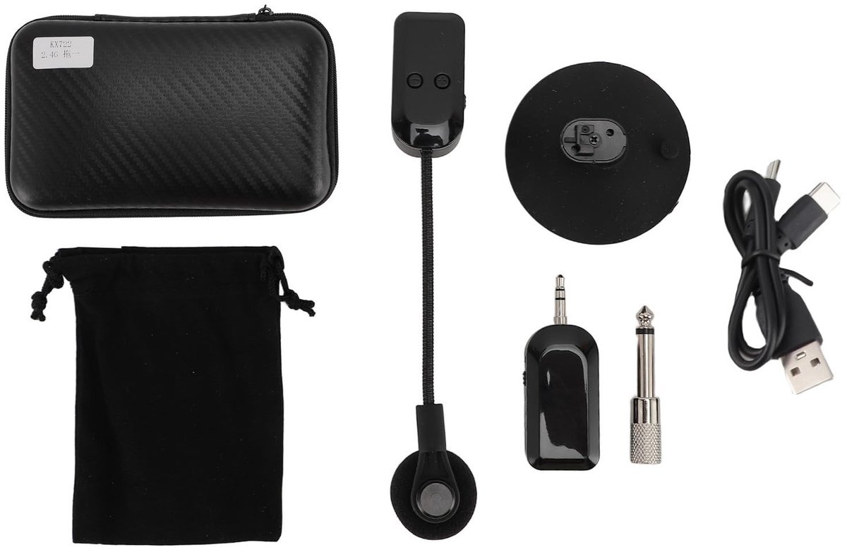 Dailygoods - Draadloze Microfoon voor Muziekinstrumenten met Hifi-Kwaliteit