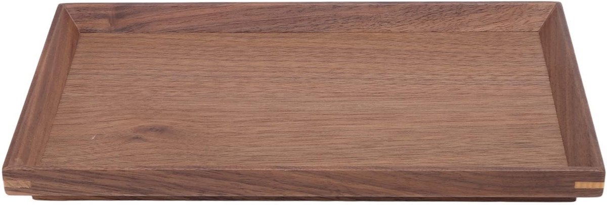 Dailygoods - Houten Serveerschaal van Walnoot, Rechthoekig Dienblad
