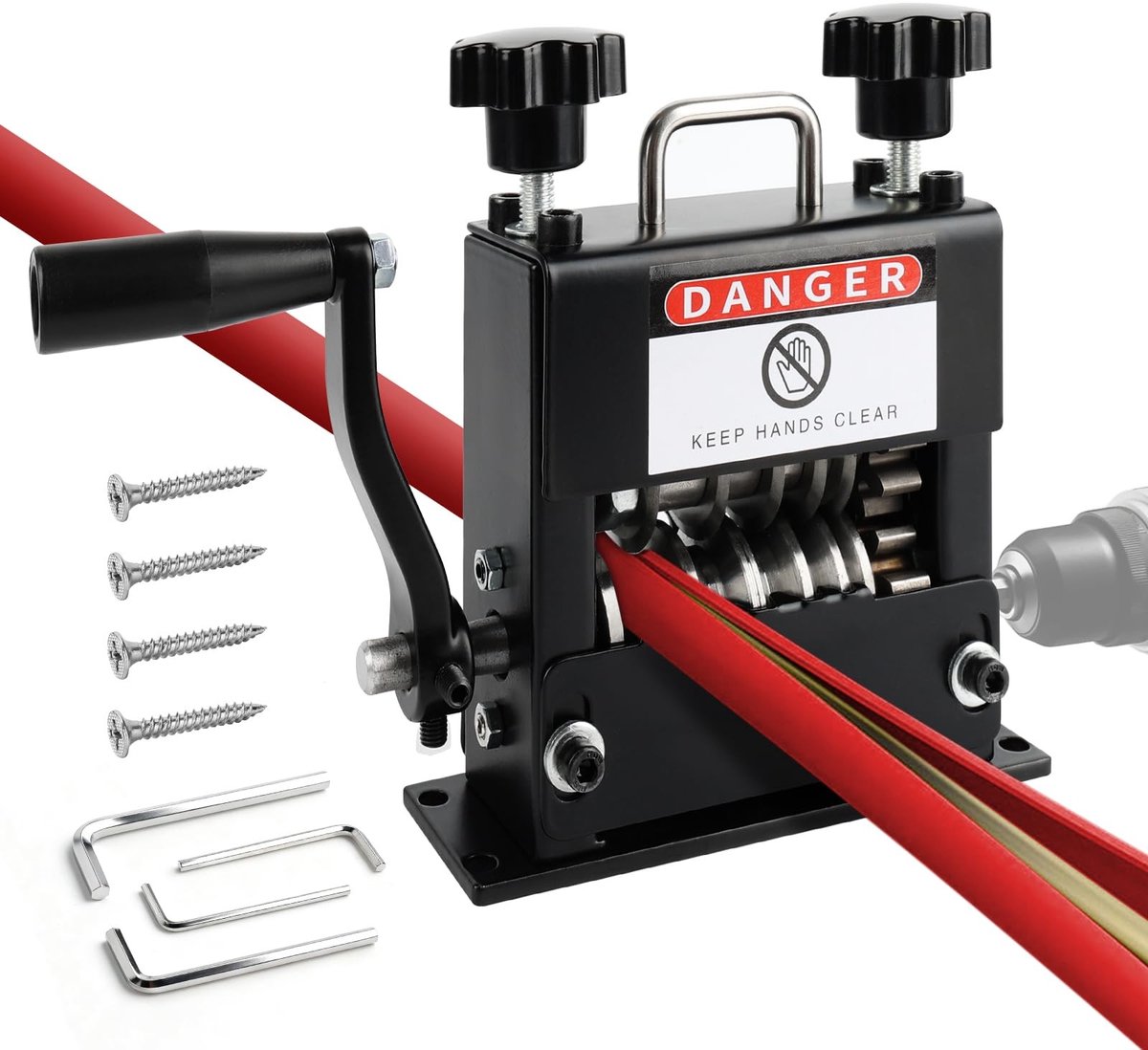 Dailygoods - Draadstrippermachine voor Kabels van 0,5-17 mm met Handmatige en Elektrische Modus