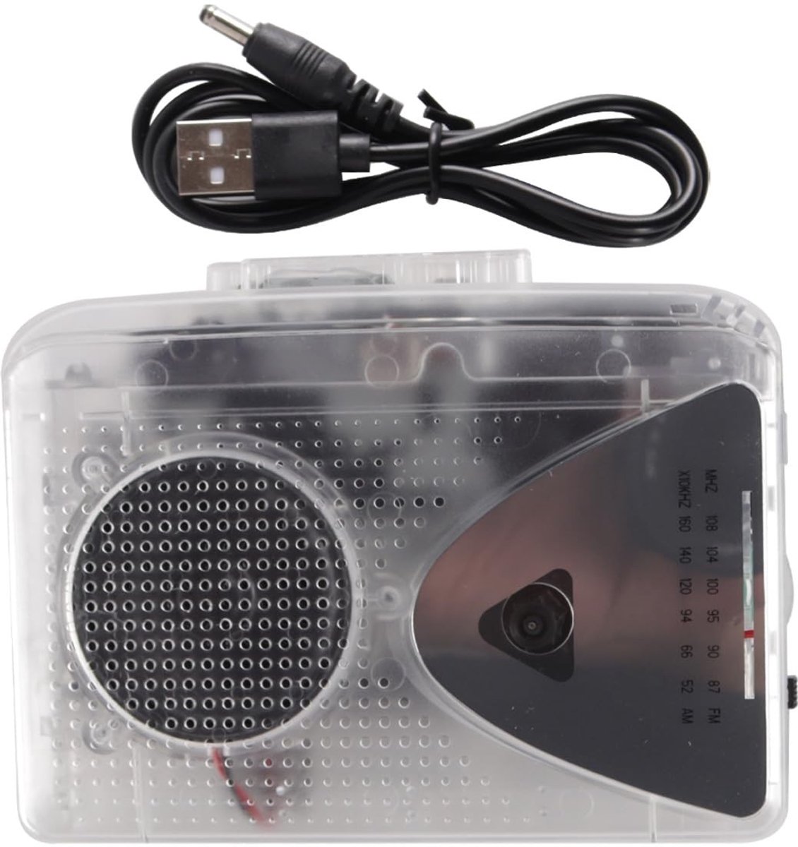Dailygoods - Draagbare USB Cassettespeler met AM/FM-radio en MP3-converter