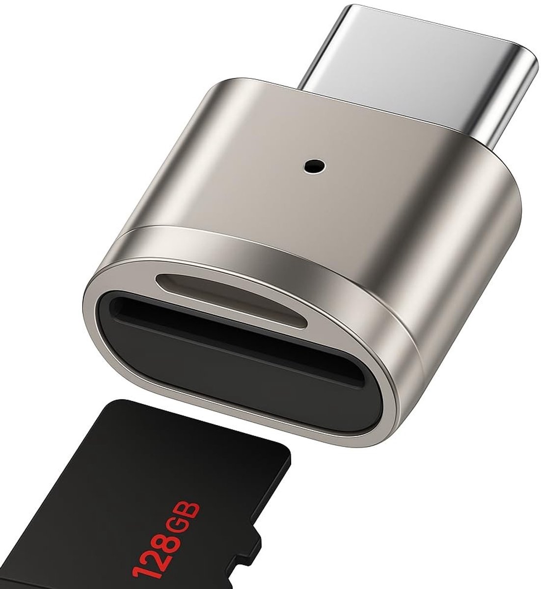 Dailygoods - Micro SD naar USB C Geheugenkaartlezer voor Snelle Gegevensoverdracht