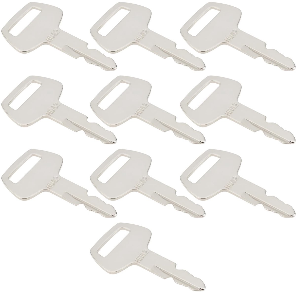 Dailygoods - 10x HD62 Graafmachine Ontstekingssleutels Compatibel met Diverse Merken