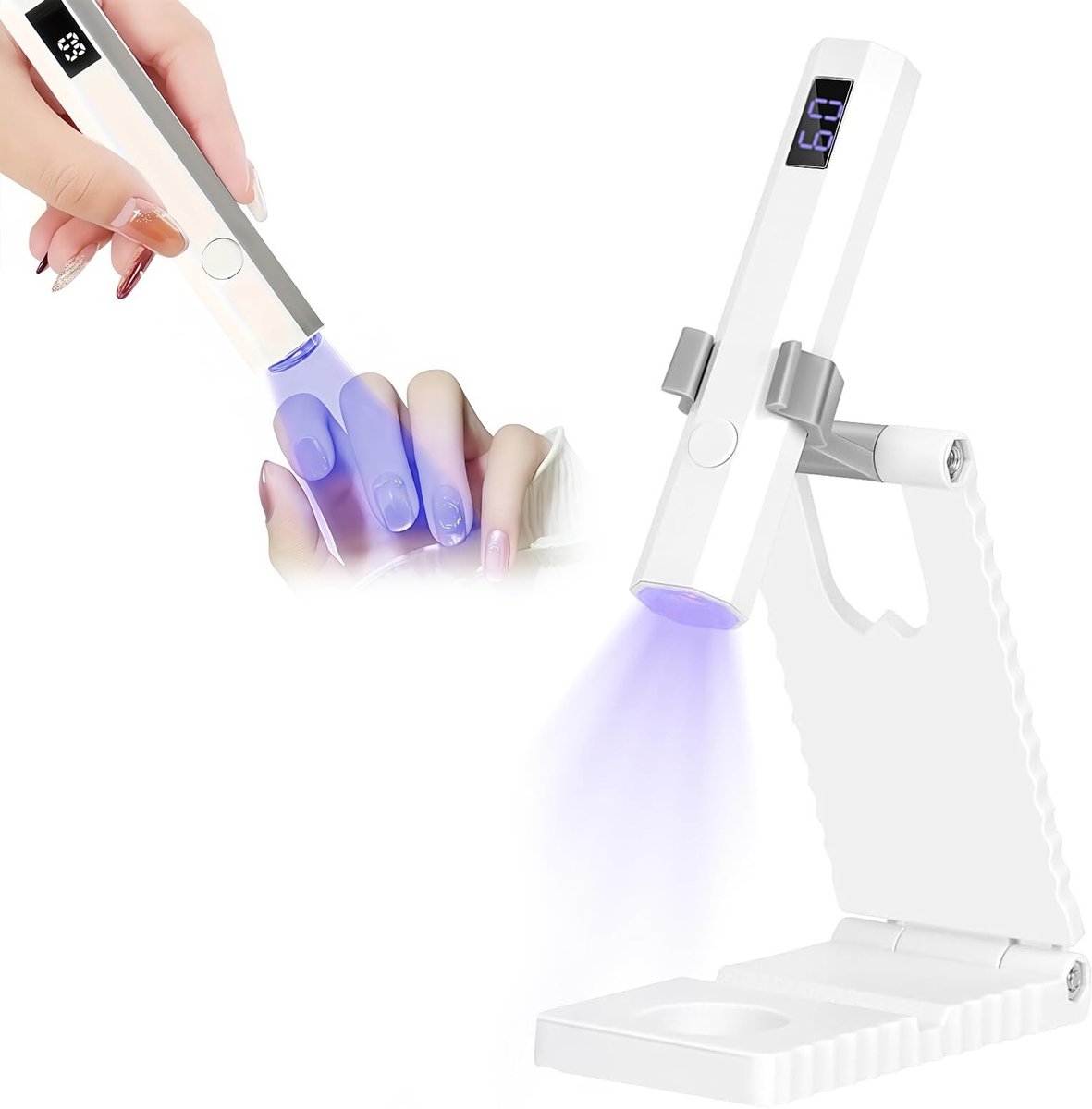 Dailygoods - Mini UV-lamp voor Gelnagels met Standaard