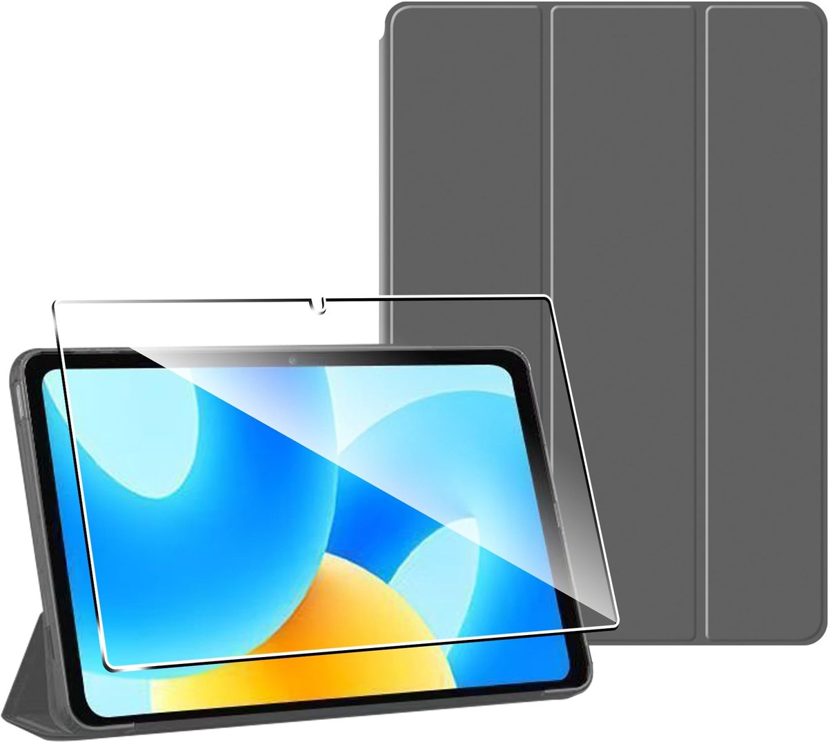 Dailygoods - Beschermhoes voor Honor Magic Pad 3 met Geharde Glas