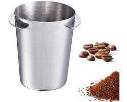 Dailygoods - Cosensi - Dailygoody - Dosing Cup 51 mm RVS - Professionele Espresso Accessoire - Perfect voor Barista - Hoogwaardige Kwaliteit - Ideaal voor Espresso - Praktis...