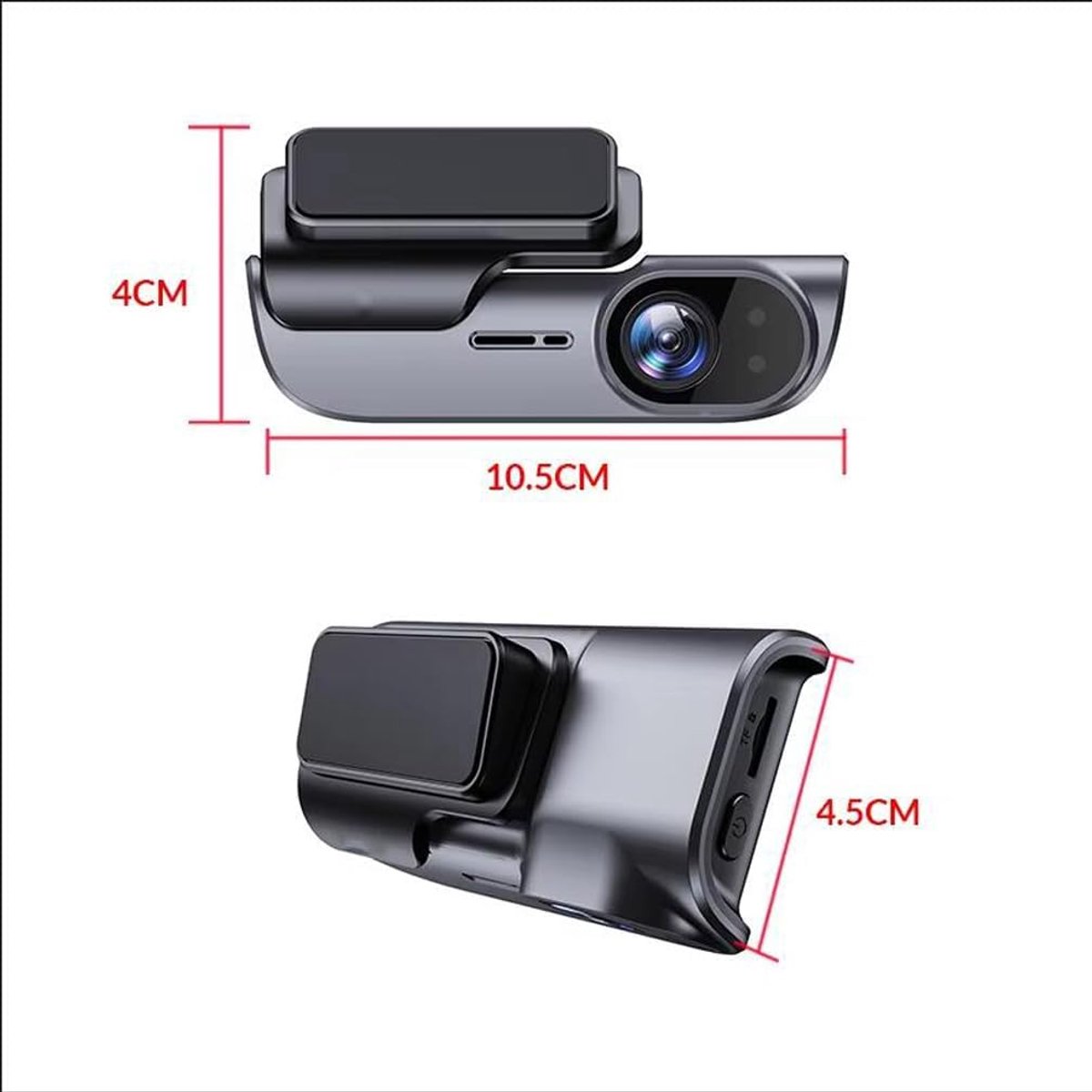 4K Dashcam - Auto Camera - Veilig Rijden - Ingebouwde Wifi - 170 graden - Zwart – foto 4