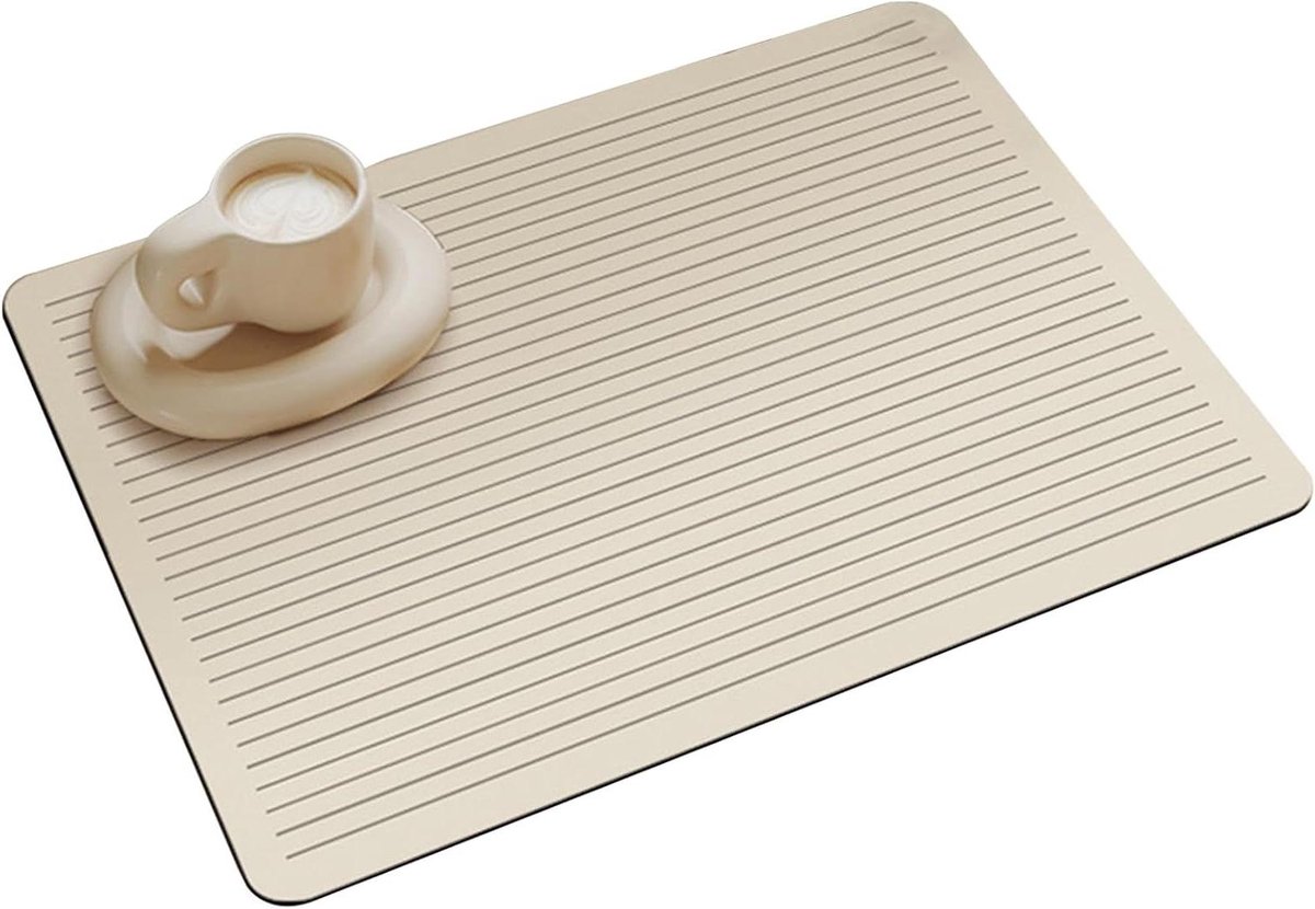 Afwasmat - Antislip mat - Aanrecht drogen - Sneldrogend absorberend - 40x50 cm - A