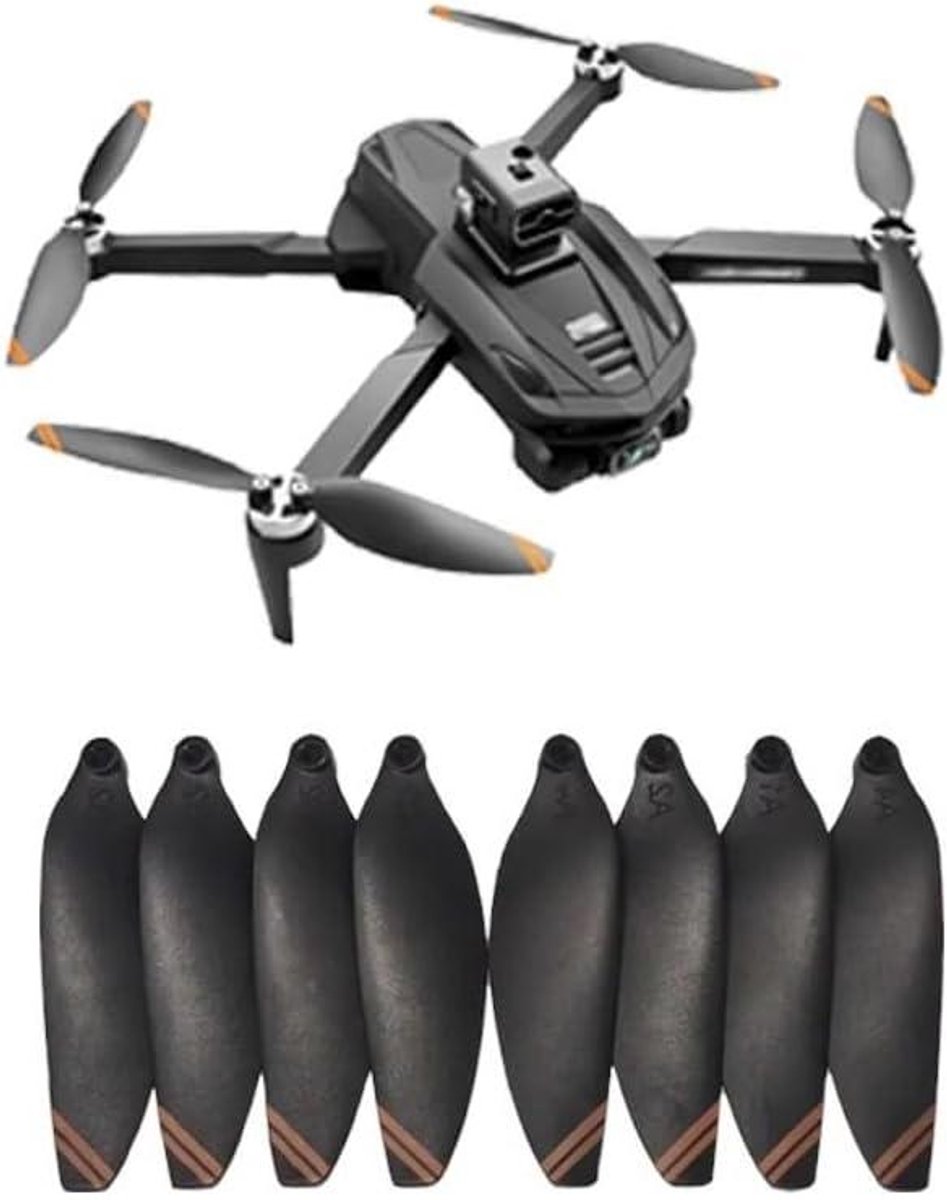 Drone Propellers - Vervangende Bladen - Drone Onderhoud - Duurzaam Ontwerp - 1 Set - Zwart