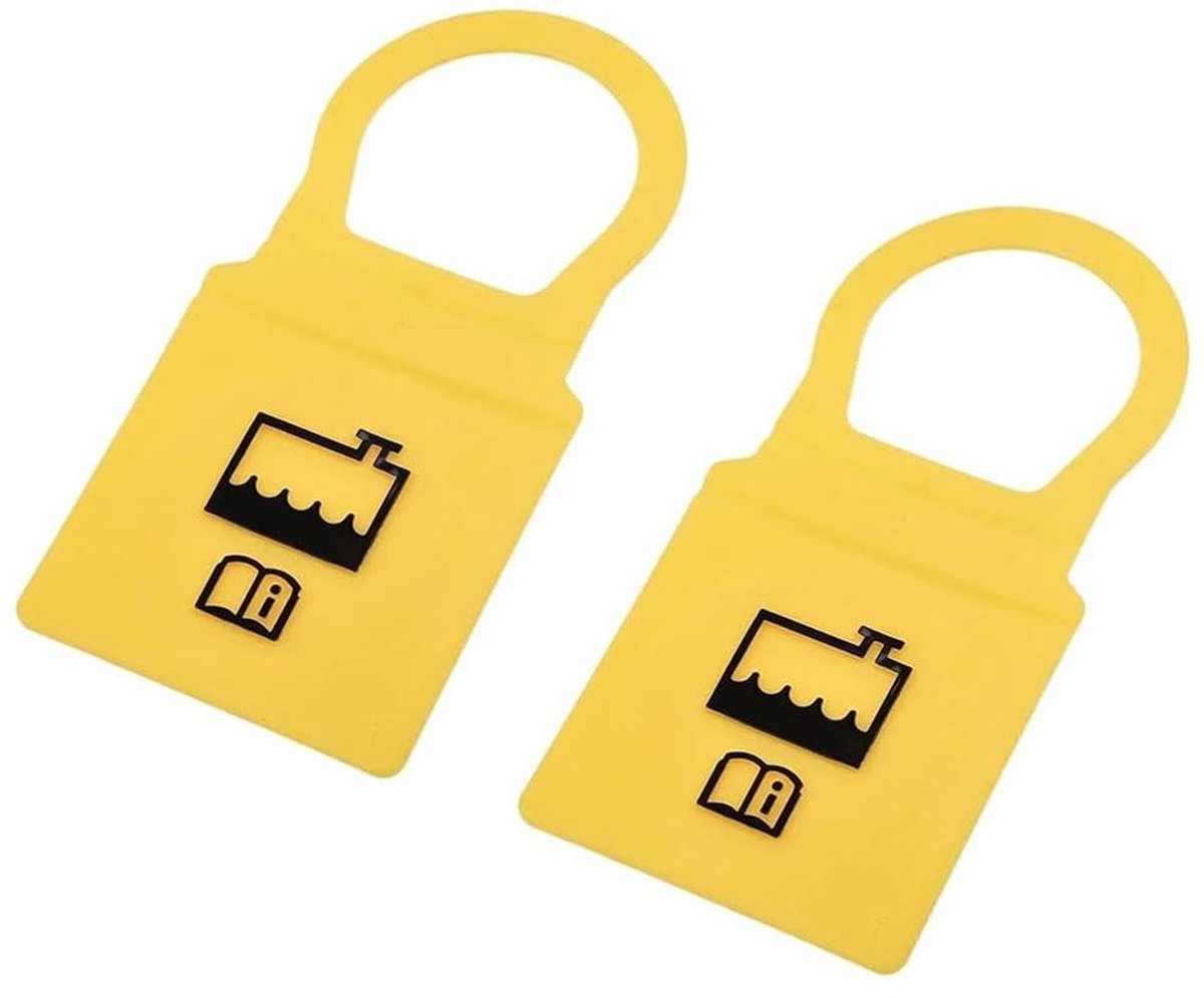 Dailygoods - Set van 2 Koelvloeistof Reservoir Deksel met Luchtdichte Afdichting