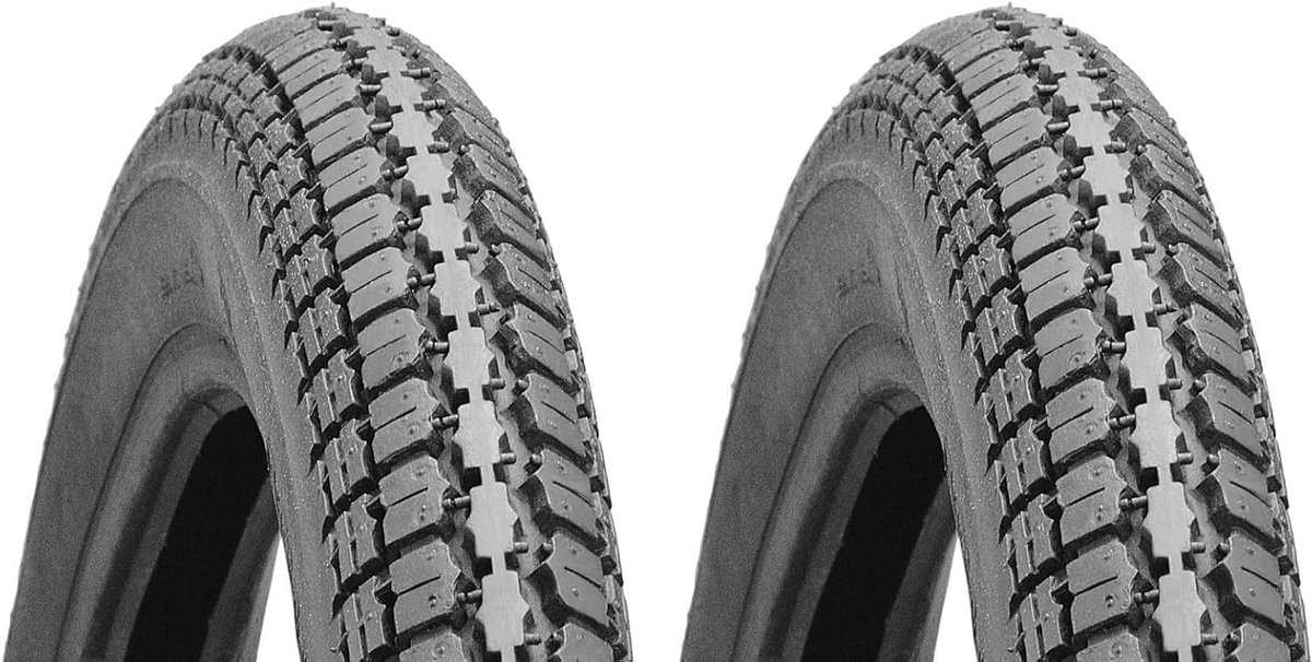 Banden set - Velg banden - Motorrijden - Alle terreinen - 2.25-17 inch - Zwart