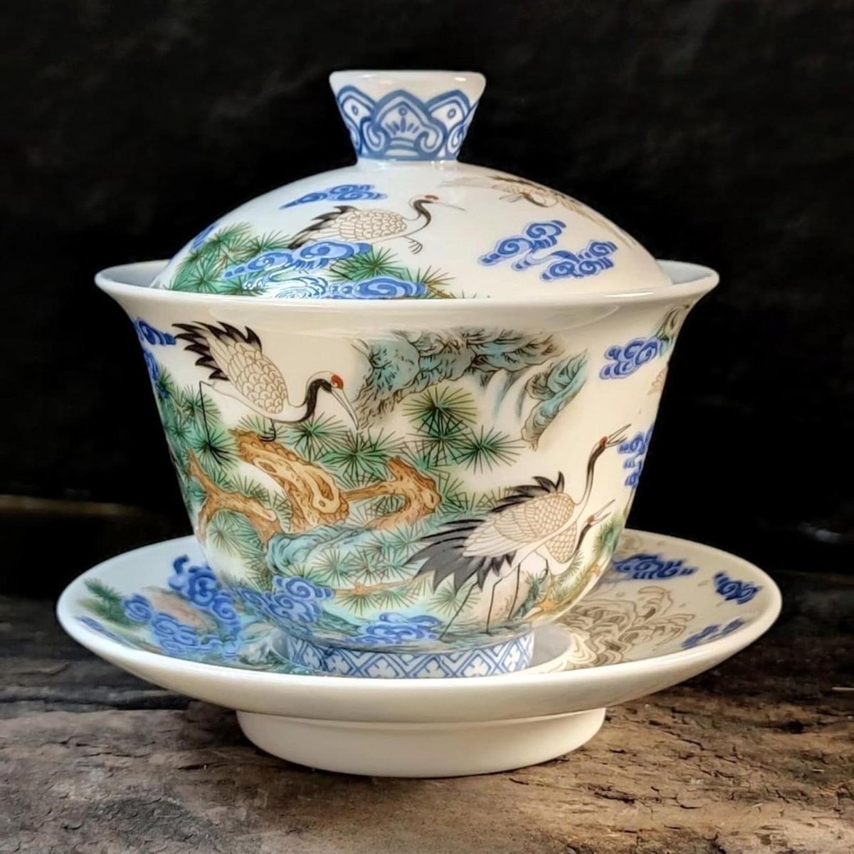 Thee Kom Set - Chinese Stijl - Thee Zetten - Authentiek Brouwen - 170ml 6 oz - Meerkleurig