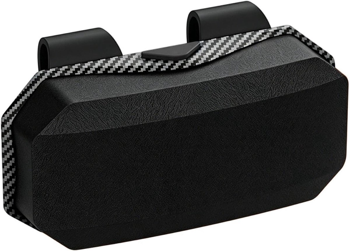 Auto Brilhouder - Zonnebril Organizer - Veilig Rijden - Antislip Grip - 18 x 9 x 5 cm - Zwart