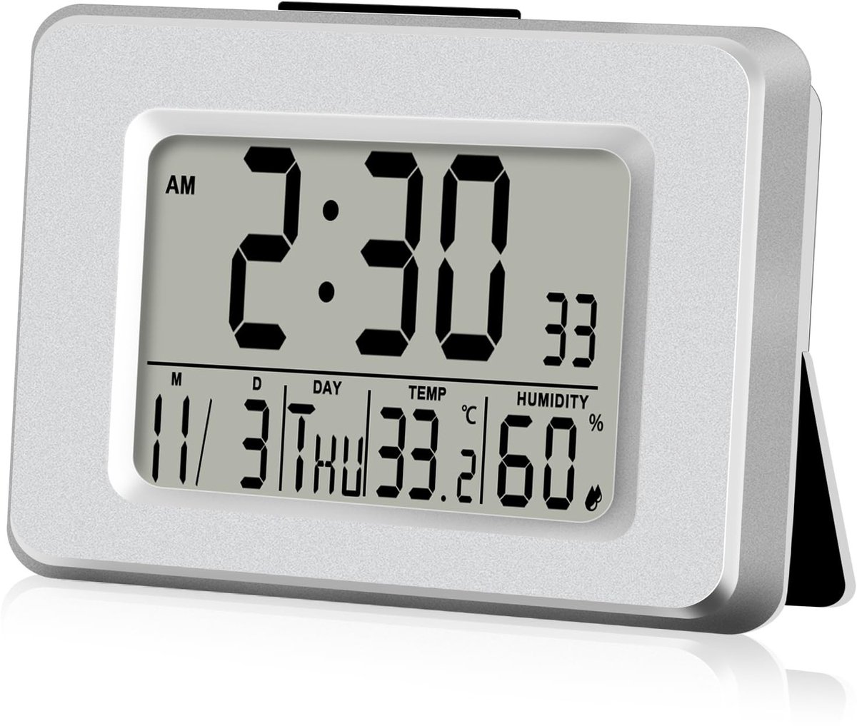 Dailygoods - Digitale Radiowekker met Temperatuur en Hygrometer