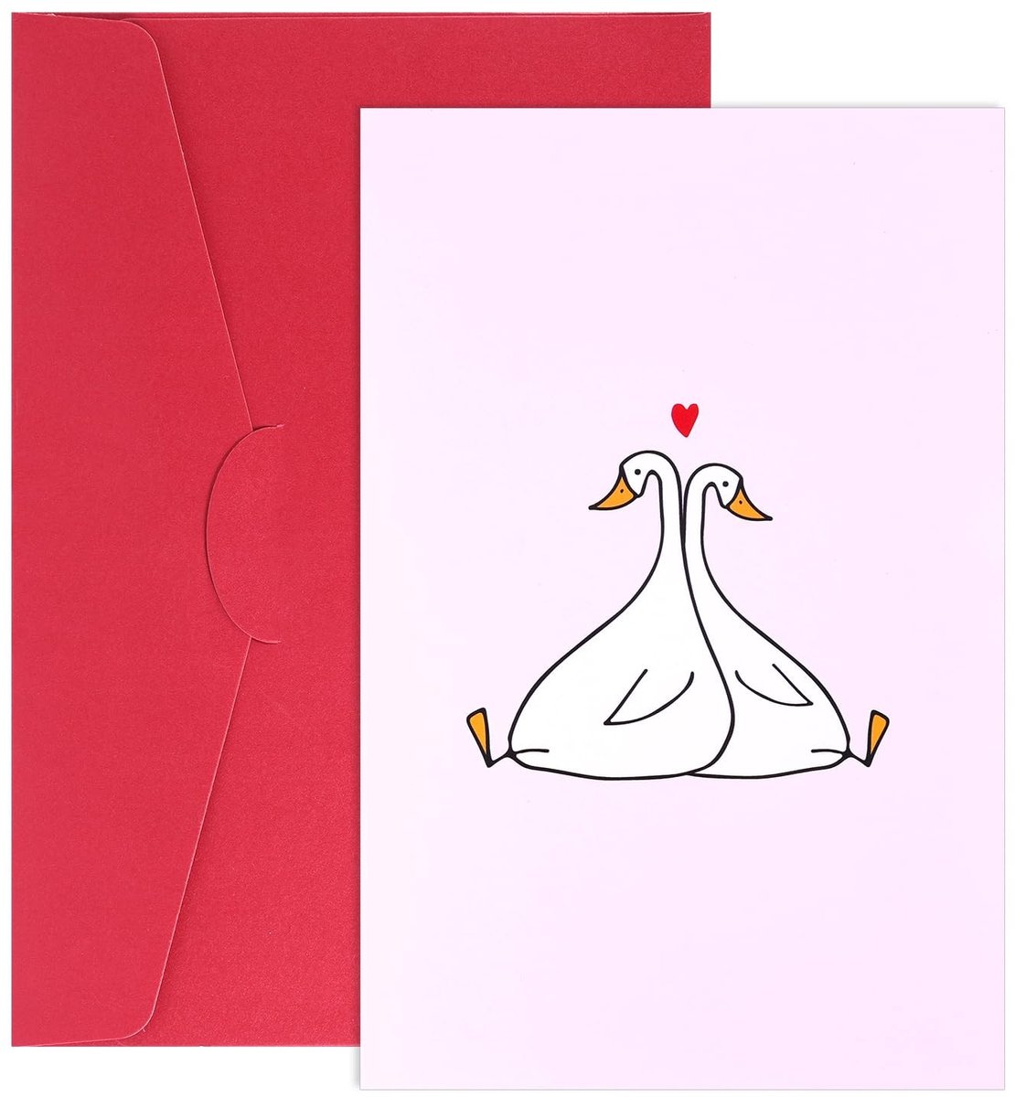 Dailygoods - Romantische Jubileumkaart voor Echtgenoot met Envelop