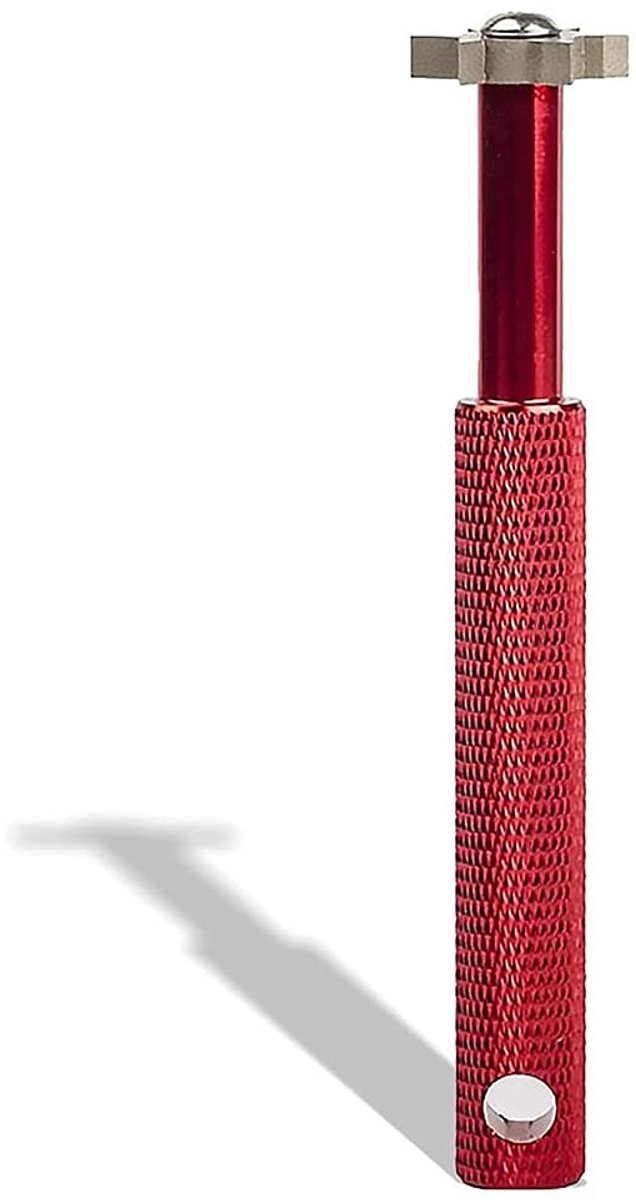 Dailygoods - Dailygoody - Golfclubslijper - Groeven reiniger - Perfect opnieuw slijpen - Rood - Ideaal voor alle ijzers - Handig voor golfers
