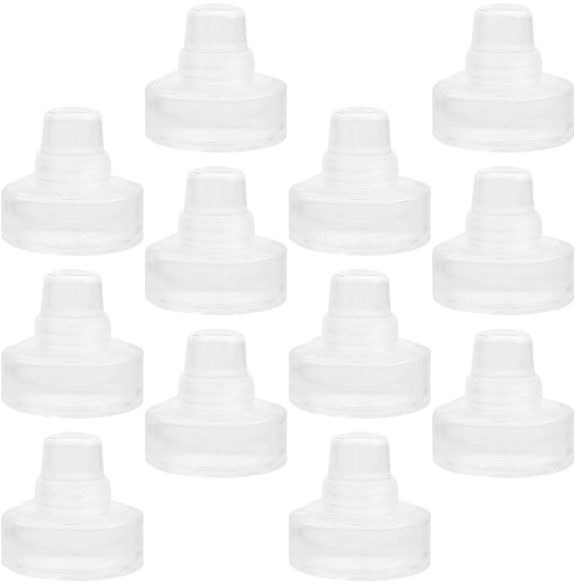 Dailygoods - Dailygoody - Wijnkurken - Wijnstop - Glazen stop - Transparant - Cocktailaccessoires - Ideaal voor restwijn - Multifunctionele stopper