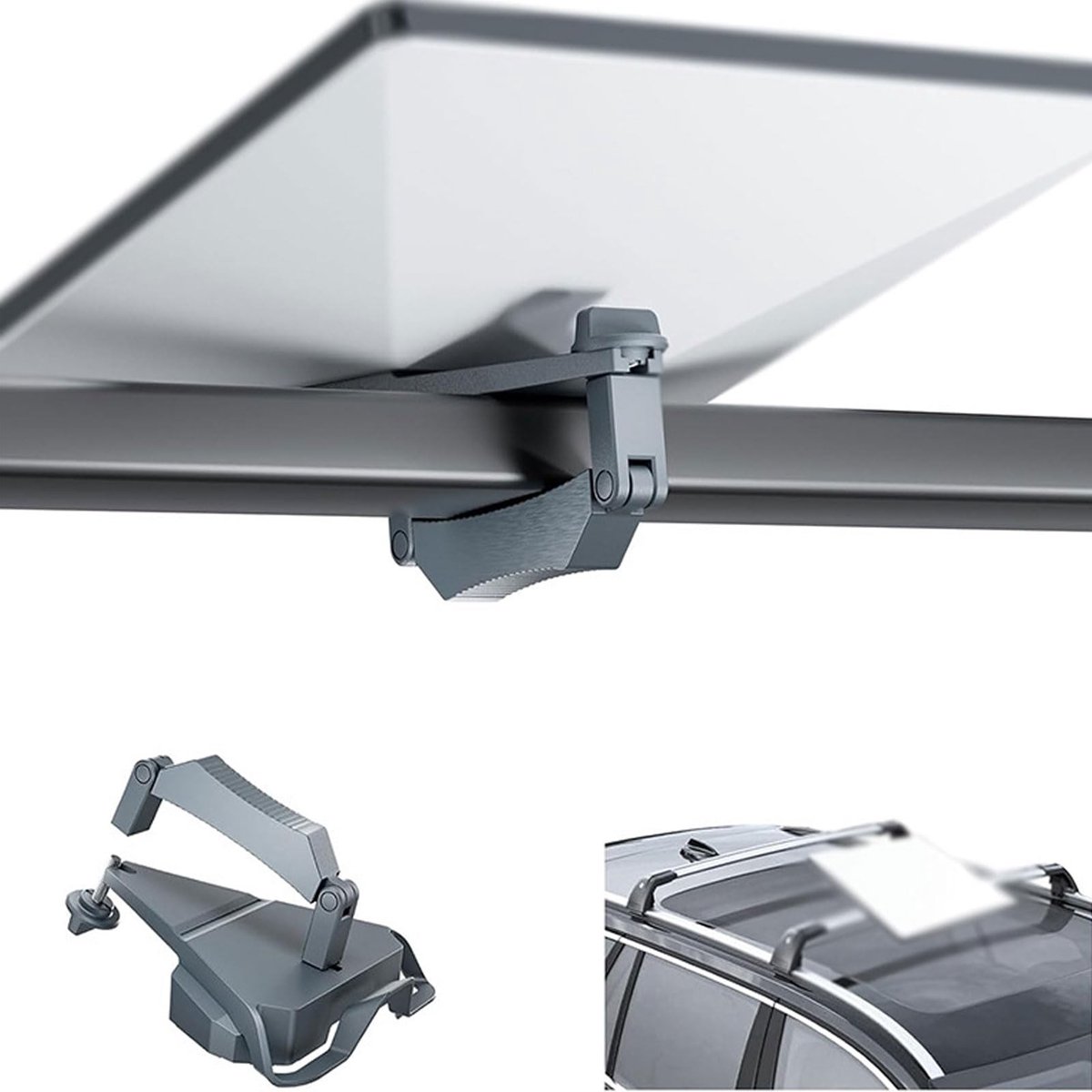 Dailygoods - Dailygoody - Mini Car Mount - Aluminium - Anti-diefstal - 0,47 inch tot 1,89 inch - Geschikt voor RV, Trailer, Yacht en Caravan - Kleur #511