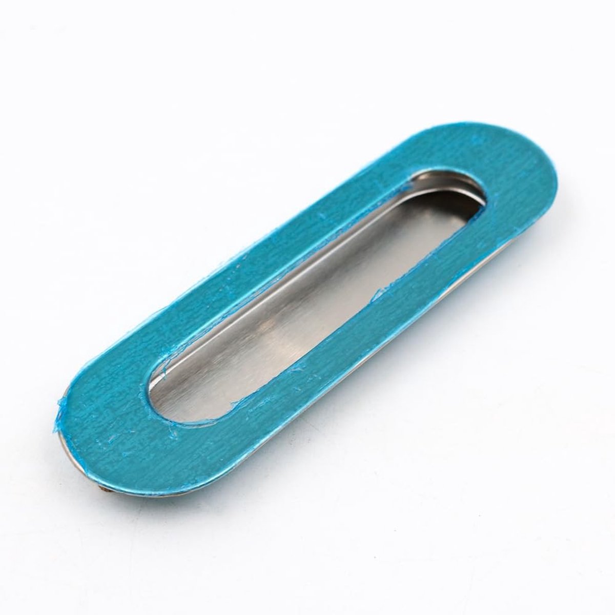 Dailygoods - Dailygoody - Schuifdeurgrepen - Roestvrij staal - Verborgen schroeven - Ovaal ontwerp - Geschikt voor deuren - 2 stuks
