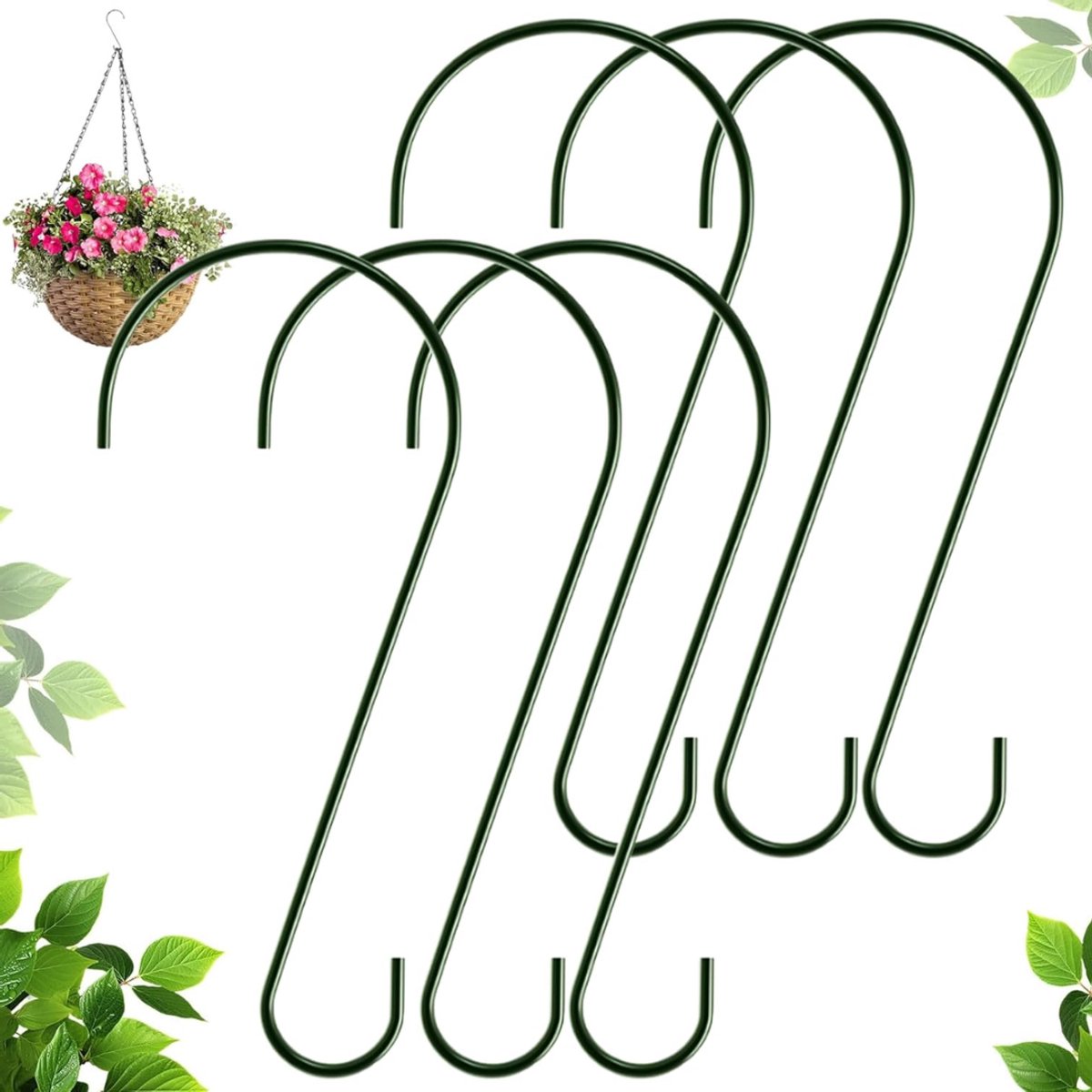 NBAP® Plantenhaak Hanging Basket - Muurhaak voor Planten - Wandhaak