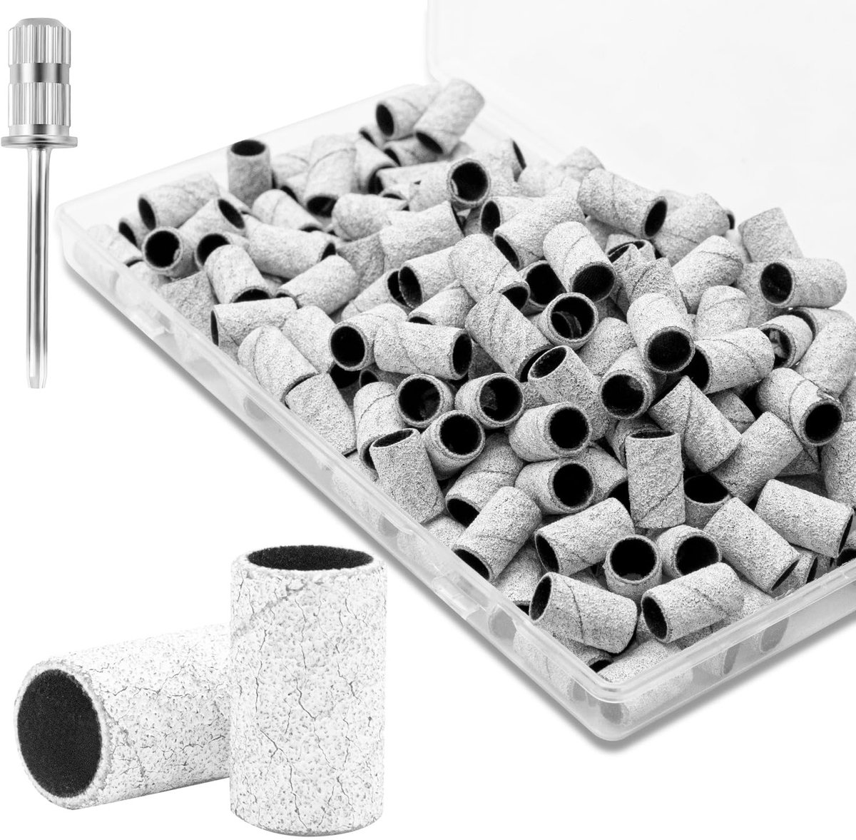 Professionele Nagel Vijl Strips 180 Grit - 100 Stuks Fijne Schuurbanden voor Nagelboor, Ideaal voor Manicure en Pedicure, Perfect voor Nagelverzorging en Nagelstyling