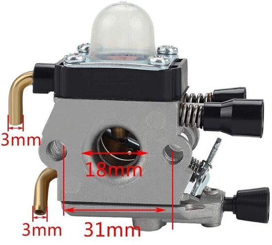Geschikt voor Carburateur pakking luchtfilter vervangingsset past op Stihl FS75 FS80 FS85 HS80 KM80 KM85 van Merkloos	 — afbeelding 4