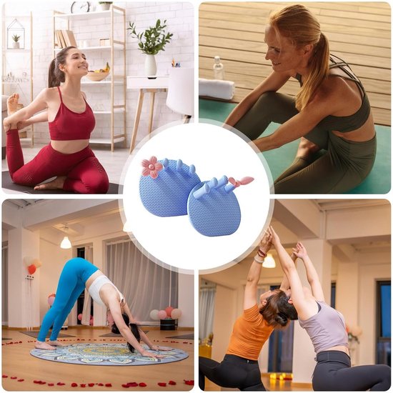 Paar Blauwe Voetboog Trainer met Roze Bloem/Propeller Detail, Ergonomisch 30° Ontwerp met Antislip Bodem, Voor Oefening en Correctie van Voetbalg en Beenlijnen — afbeelding 5