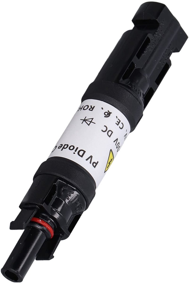 Cosensi - Dailygoods - Dailygoody - Solar Zekering Connector - Waterdicht - 1000V - Mannelijke en Vrouwelijke Connector - Geschikt voor Zonnepanelen - 10A