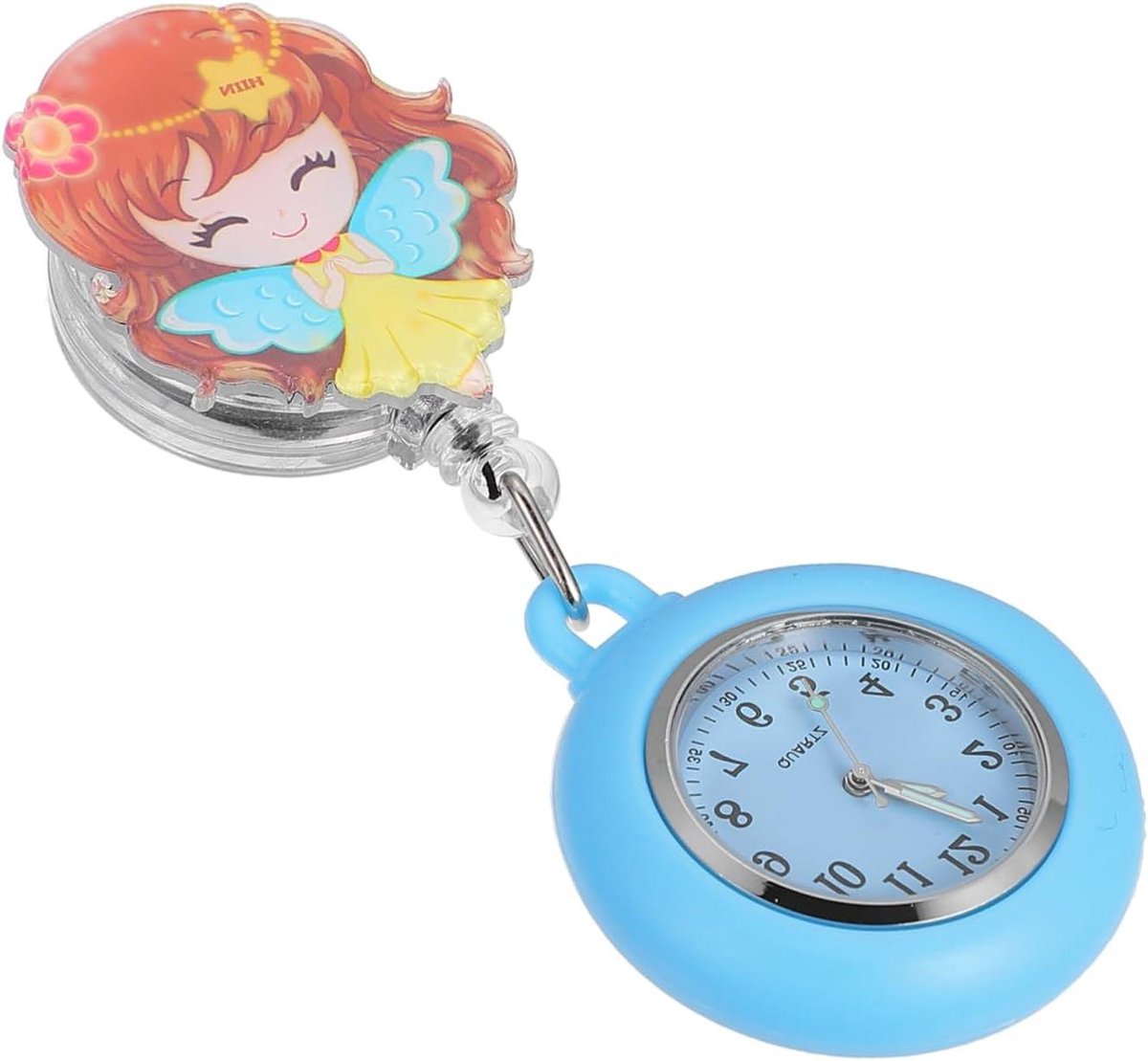 Verpleegster Horloge - Zakhorloge - Tijd Aflezen - Uitschuifbare Ketting - 10.5 cm Lengte - Diverse Kleuren