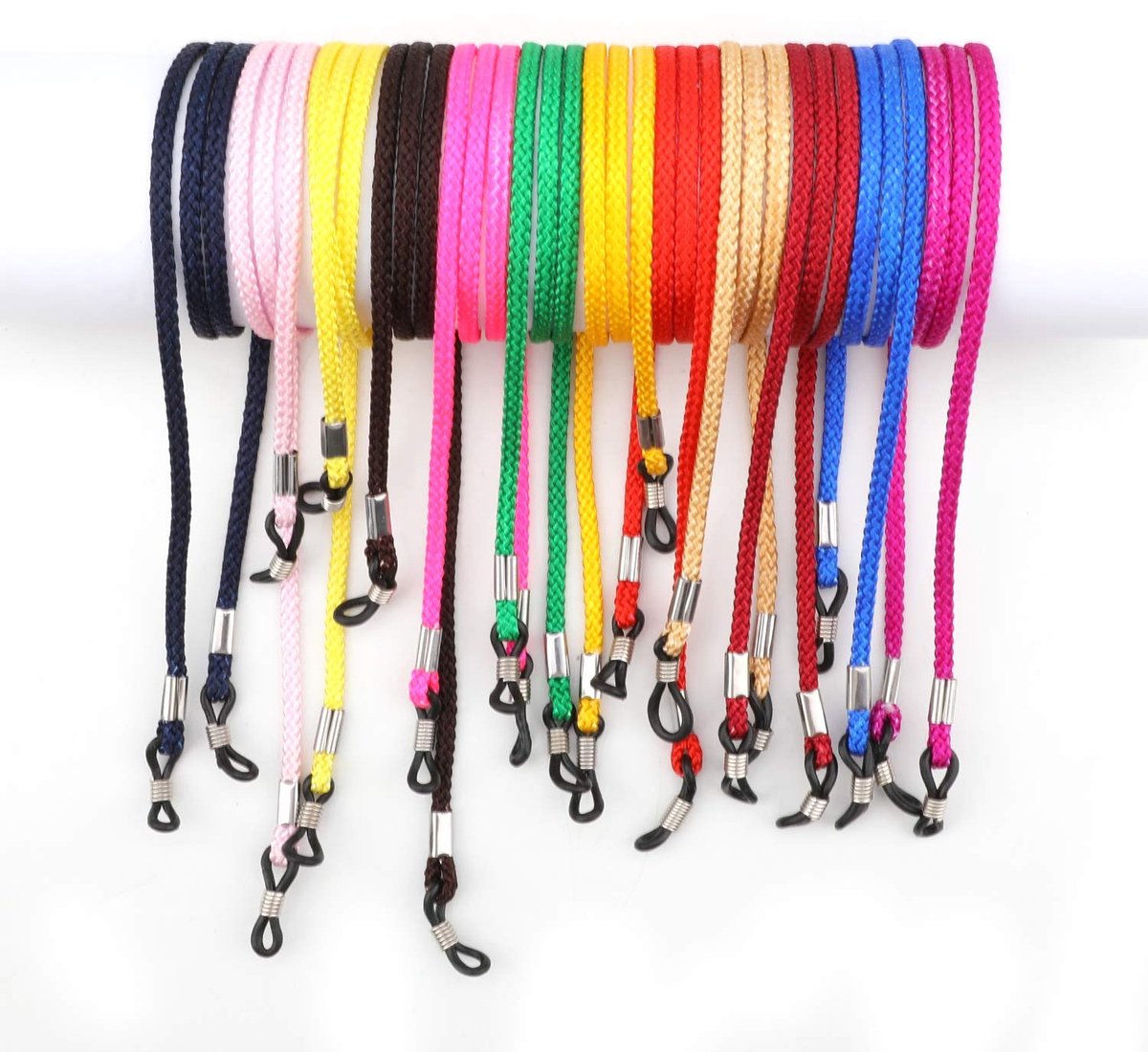 Innovra - Dailygoods - Dailygoody - Eyeglasses Strap - Zonnebril Houder - Stevig en stijlvol - Multicolour - Brilketting - Perfect voor volwassenen en kinderen - 12-pack