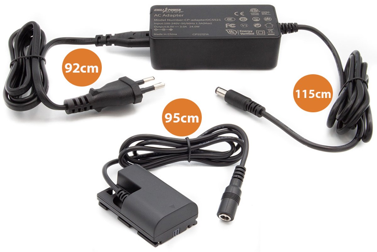 Huismerk Netadapter ACK-E6 voor Canon - plus dummy accu