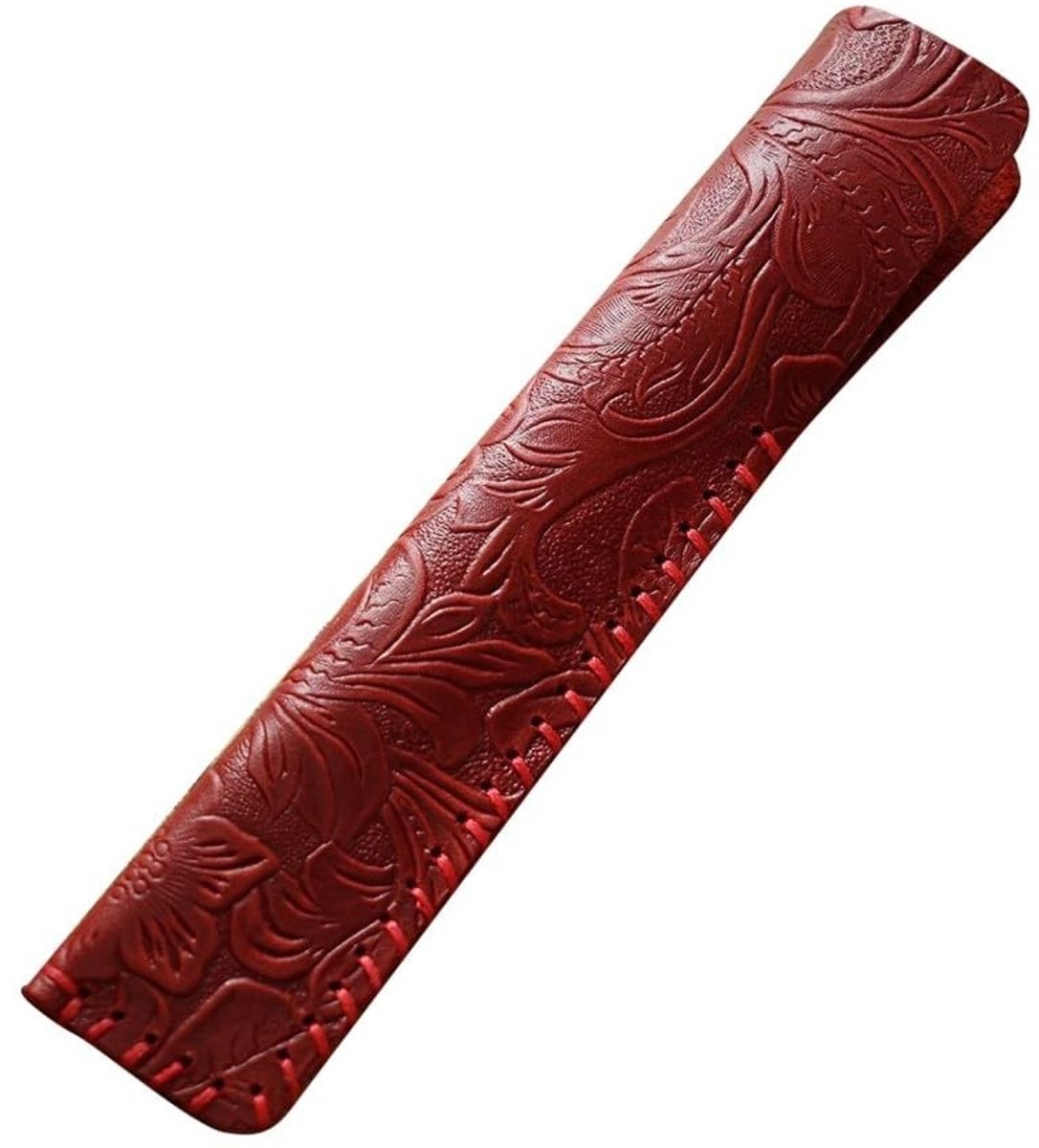 Dailygoods - Vintage Lederen Pen Sleeve voor 1 Pen