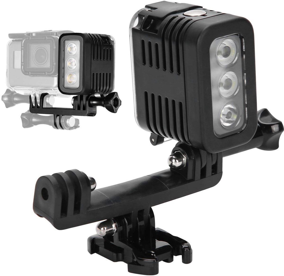Dailygoods - Onderwater LED Licht voor Camera met Verstelbare Modus
