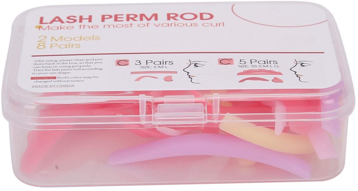 Dailygoods - Herbruikbare Siliconen Wimper Perm Rods voor Wimperlifting