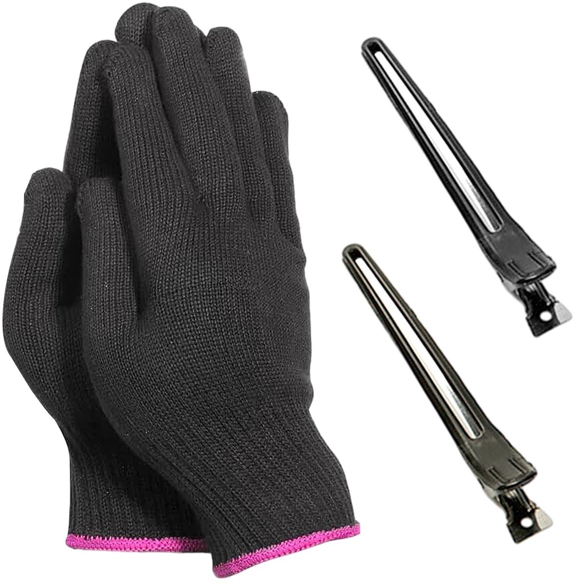 Dailygoods - Hittebestendige Handschoenen voor Haarstyling met 2 Haarspelden