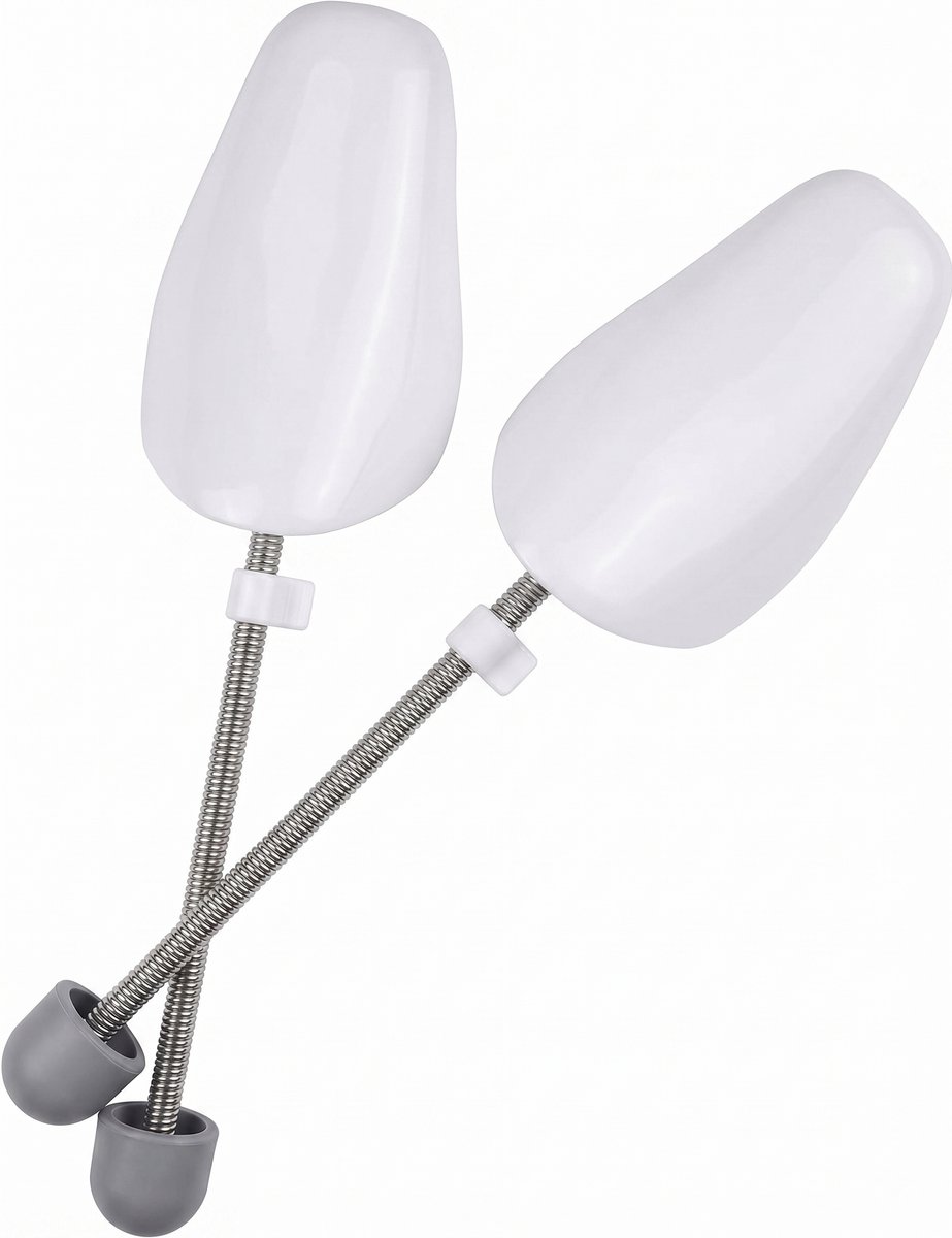 Schoenspanner - Wit - Maat 35 t/m 40 - Schoenoprekker - Anti Kreuk - Sneaker Bescherming - Sneaker Shield - IXEN
