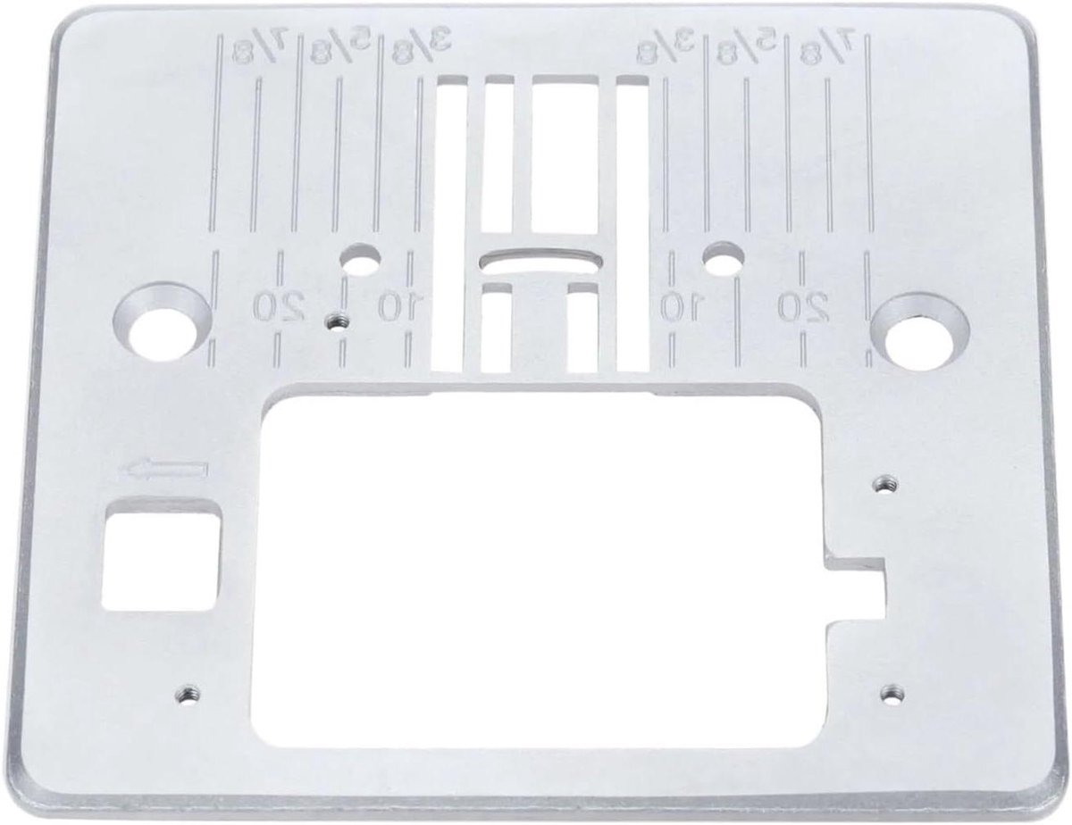 Metalen Naald Plaat - Naaimachine Onderdeel - Naaien - Specifiek Model - 78x78mm - Metaal