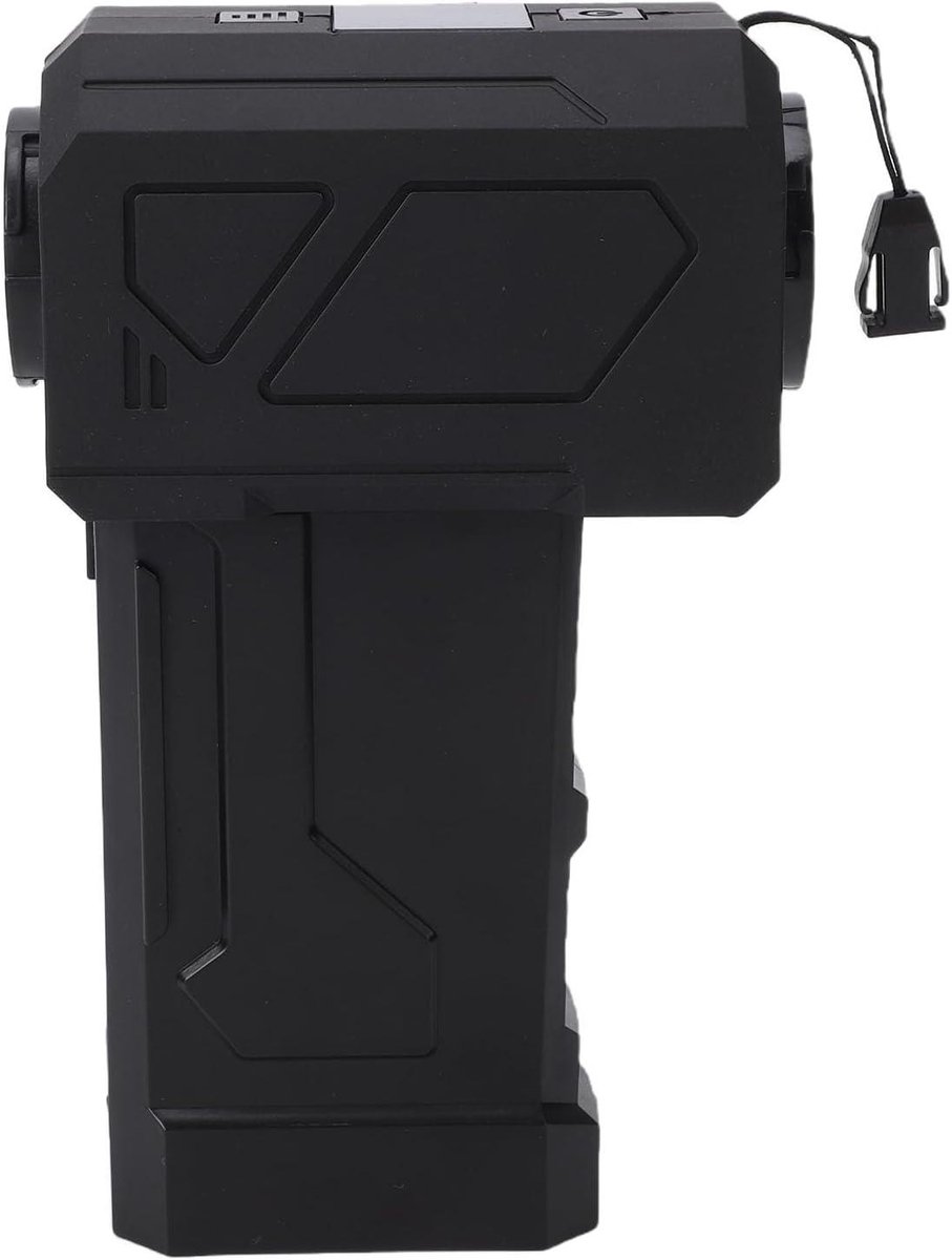Tailleventilator - Draagbare ventilator - Persoonlijke verkoeling - Traploze snelheidsregeling - 10000 mAh - Zwart